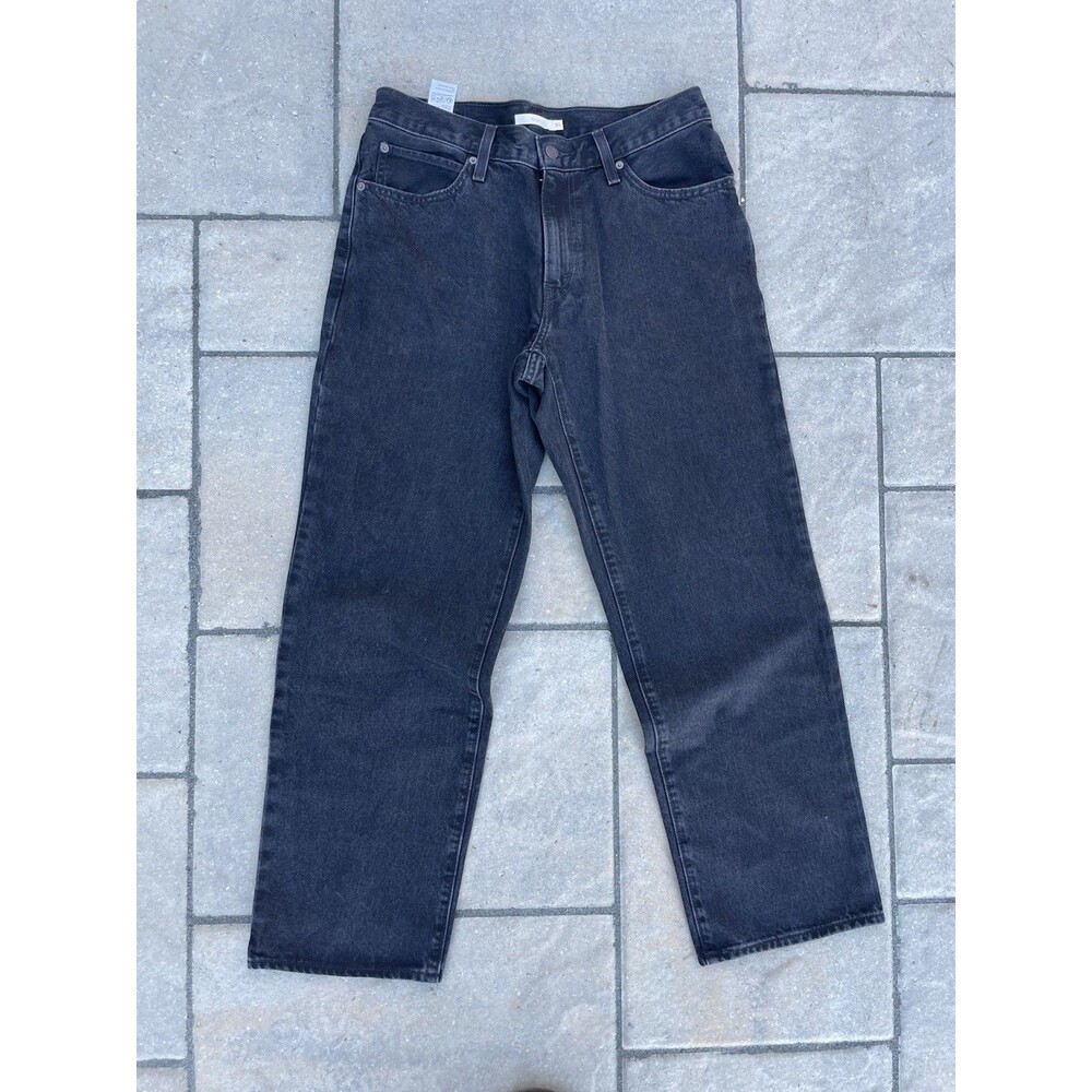 Levi's '94 Baggy Women's Jet Black Denim Jeans Size 30 Straight Leg